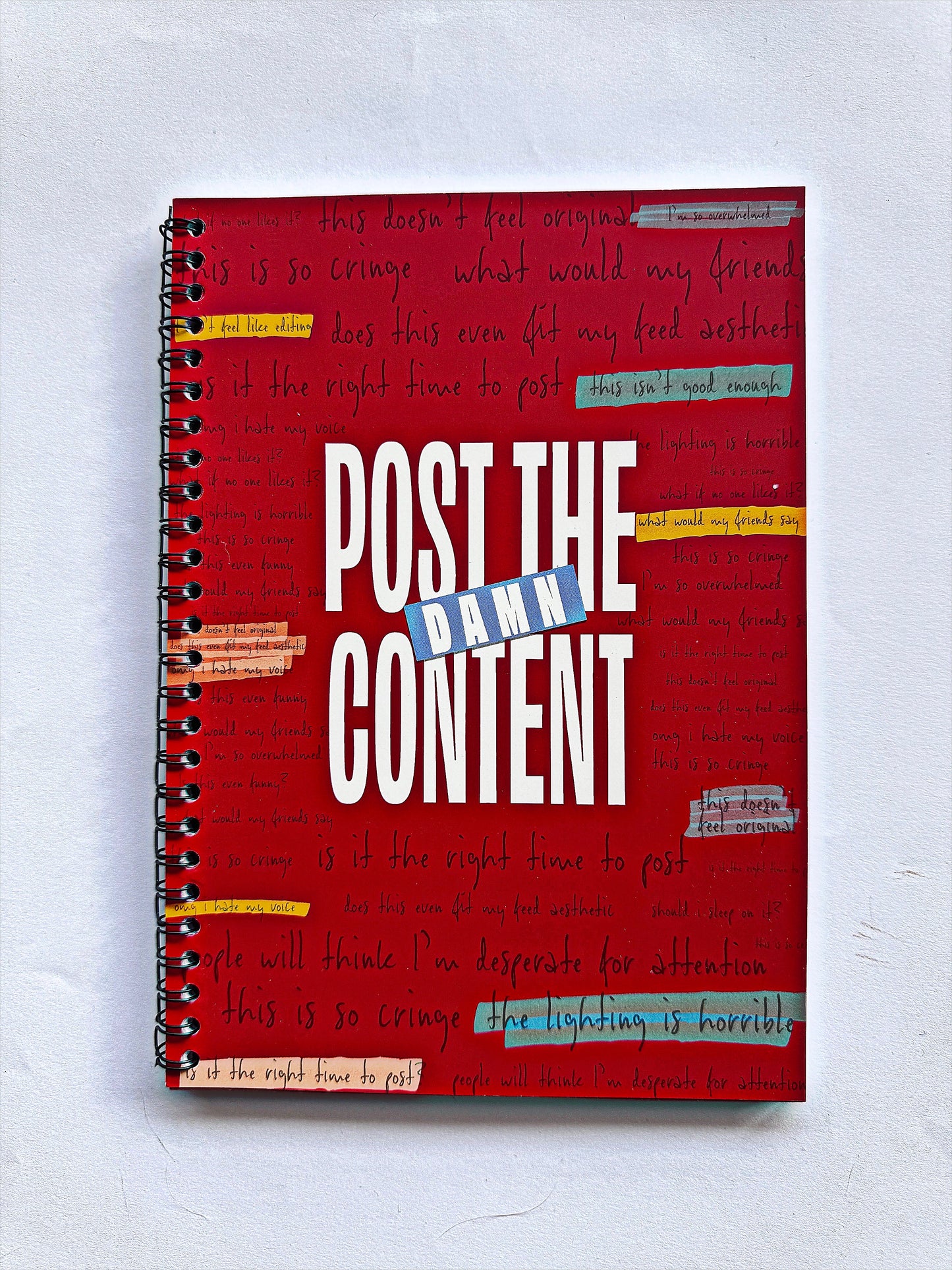 Scriptwriting: Post The Damn Content Notebook